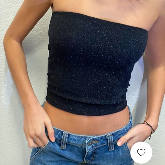 sparkly bandeau top - Picture 2 of 4